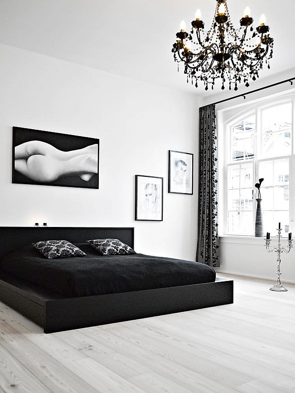 Black And White Bedroom Decor
 Black And White Interior Design Ideas &