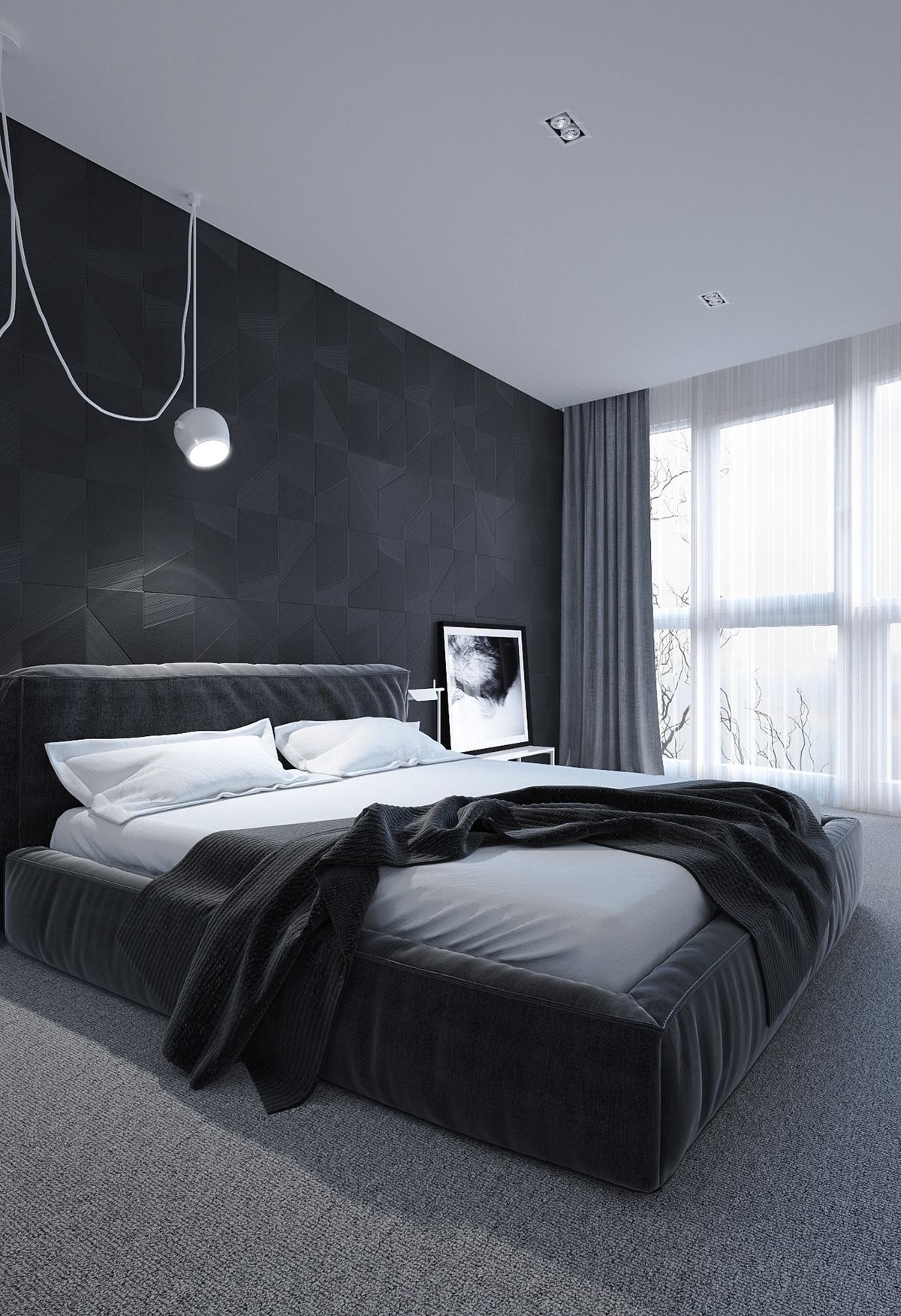 Black And White Bedroom Decor
 6 Dark Bedrooms Designs To Inspire Sweet Dreams