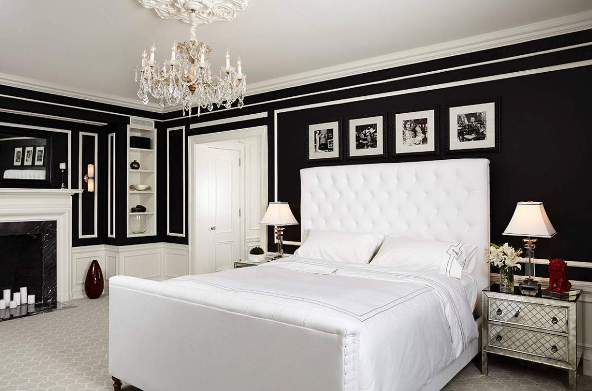 Black And White Bedroom Decor
 Glamorous Bedrooms for Some Weekend Eye Candy