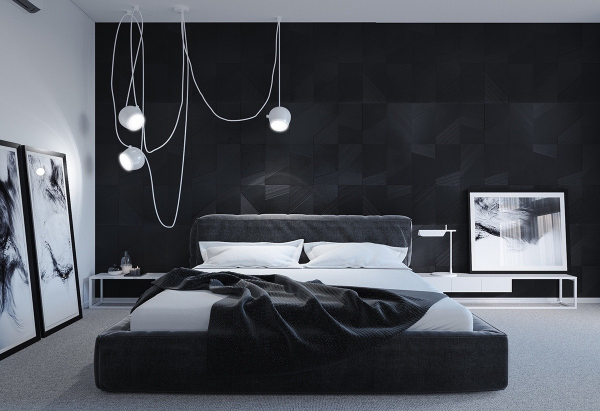 Black And White Bedroom Decor
 40 Beautiful Black & White Bedroom Designs