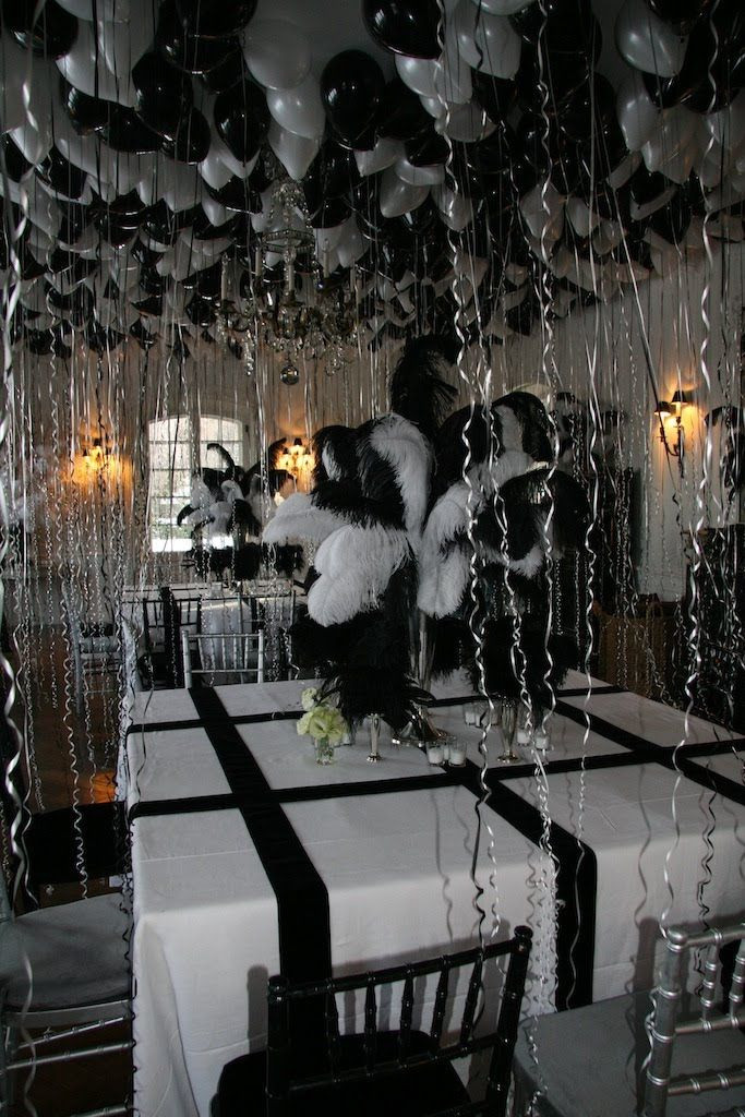 Black And White Birthday Party Decorations
 Ober et & Associates Truman Capote Black and White