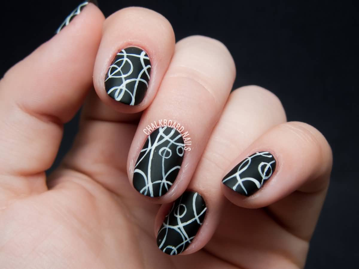 Black And White Nail Art Design
 60 Latest Black And White Nail Art Design Ideas