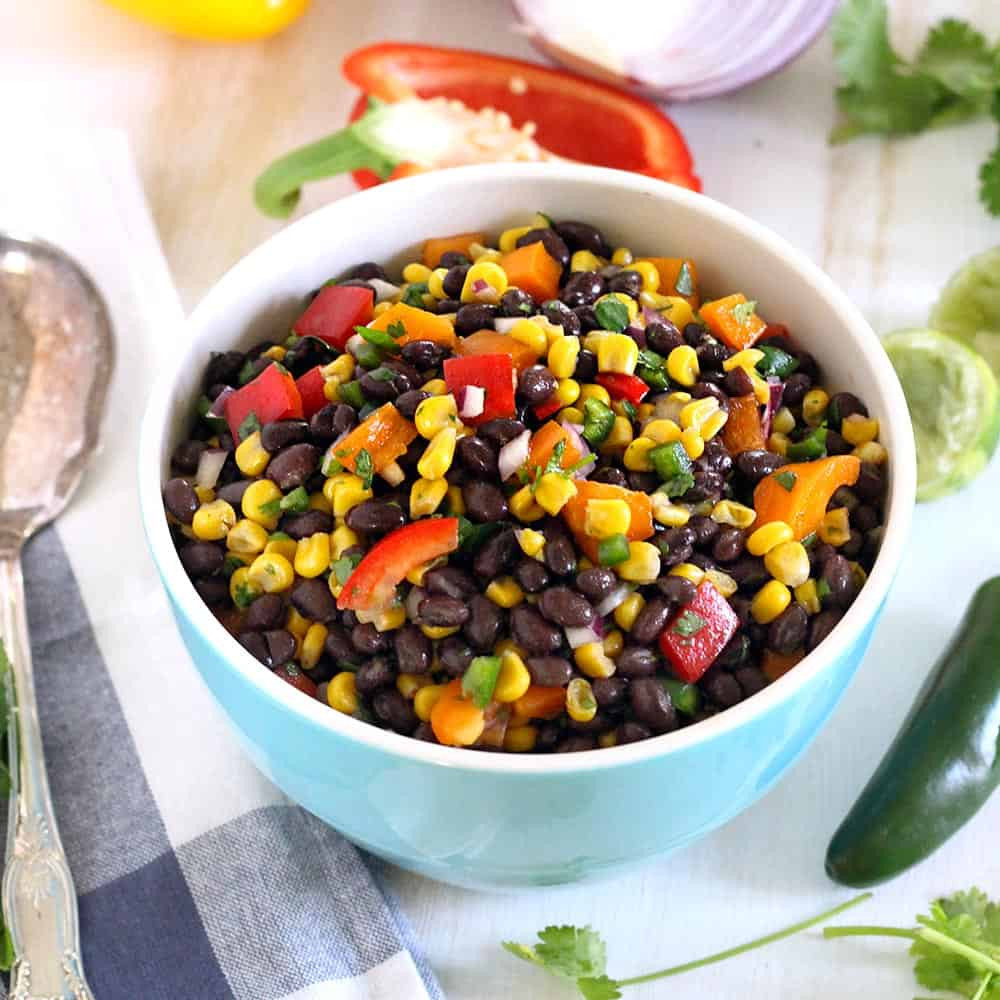 Black Bean And Corn Salad
 Black Bean and Corn Salad