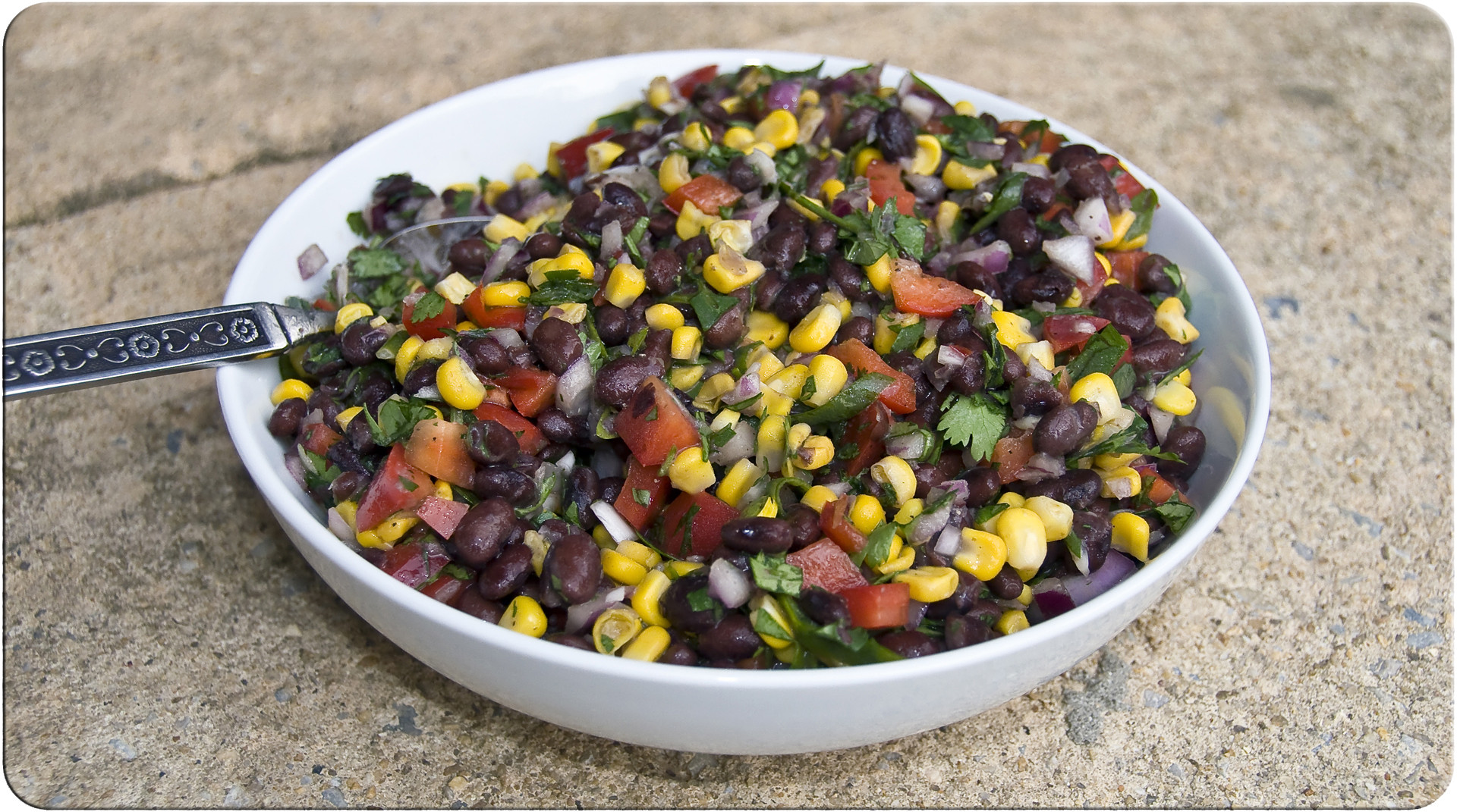 Black Bean And Corn Salad
 Corn and Black Bean Salad