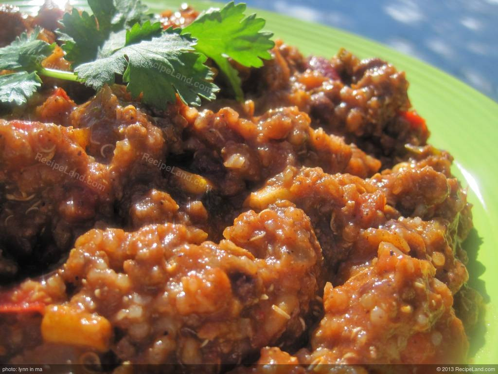 Black Bean Quinoa Chili
 Black Bean and Quinoa Chili Recipe