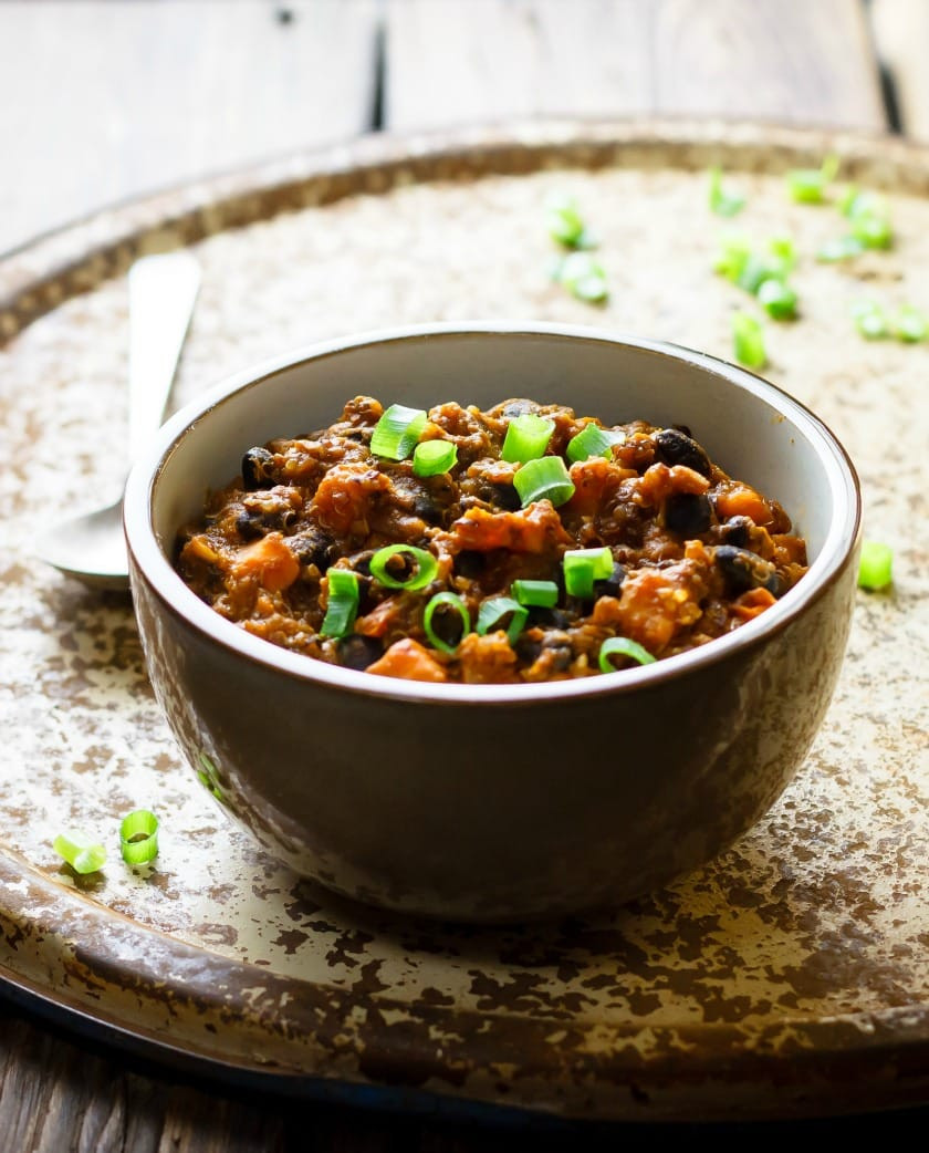 Black Bean Quinoa Chili
 Black Bean Quinoa Chili