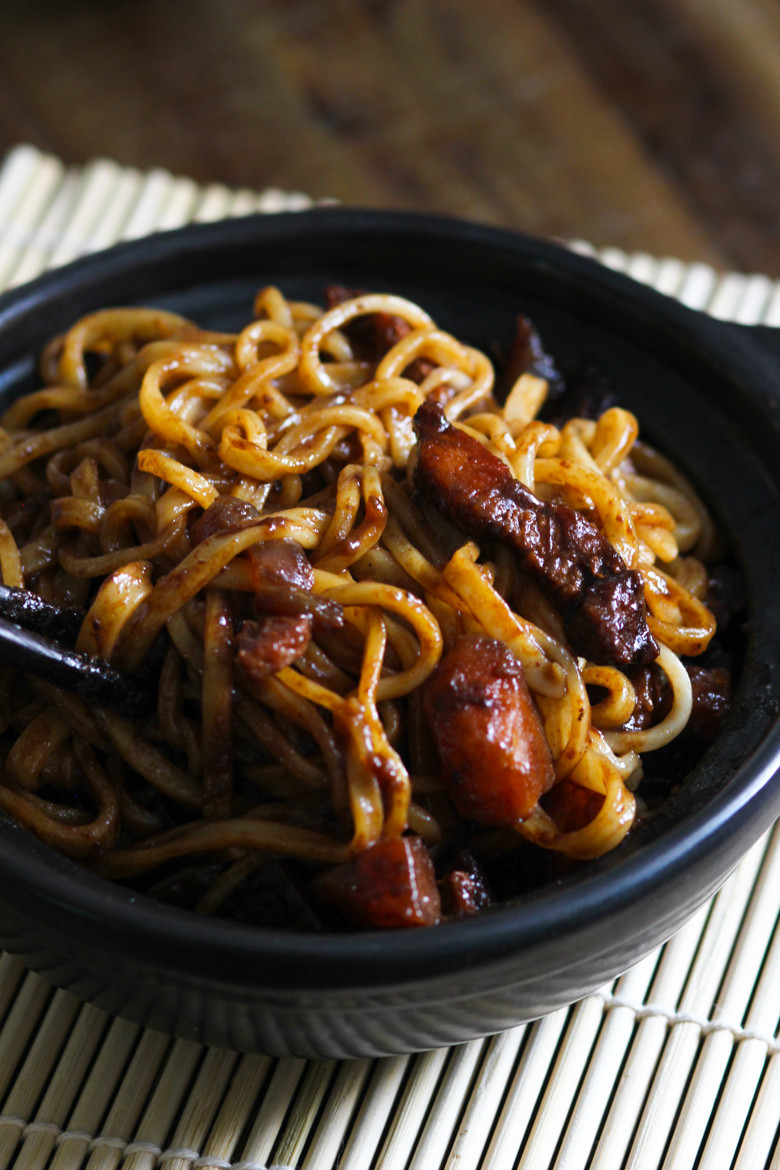 Black Bean Sauce Noodles
 Better Than Takeout Black Bean Sauce Noodles Jajangmyeon