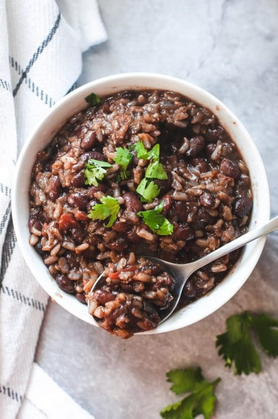 Black Beans And Rice Slow Cooker
 The BEST Instant Pot or Slow Cooker Black Beans and Rice