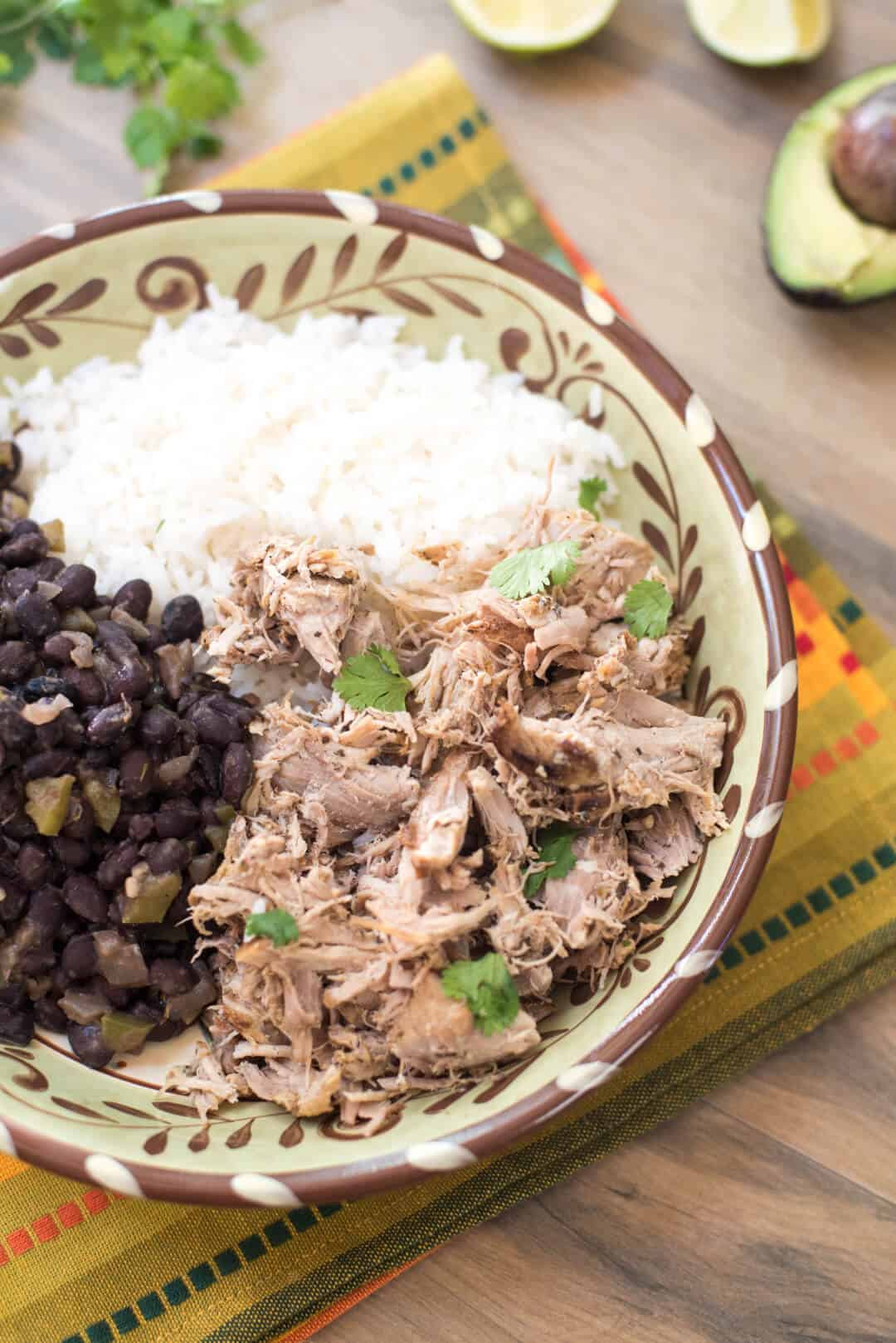 Black Beans And Rice Slow Cooker
 Slow Cooker Cuban Pork with Black Beans and Rice