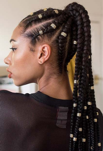 Black Braided Ponytail Hairstyles
 Top Braided Ponytail Hairstyles 2019 For Black Women