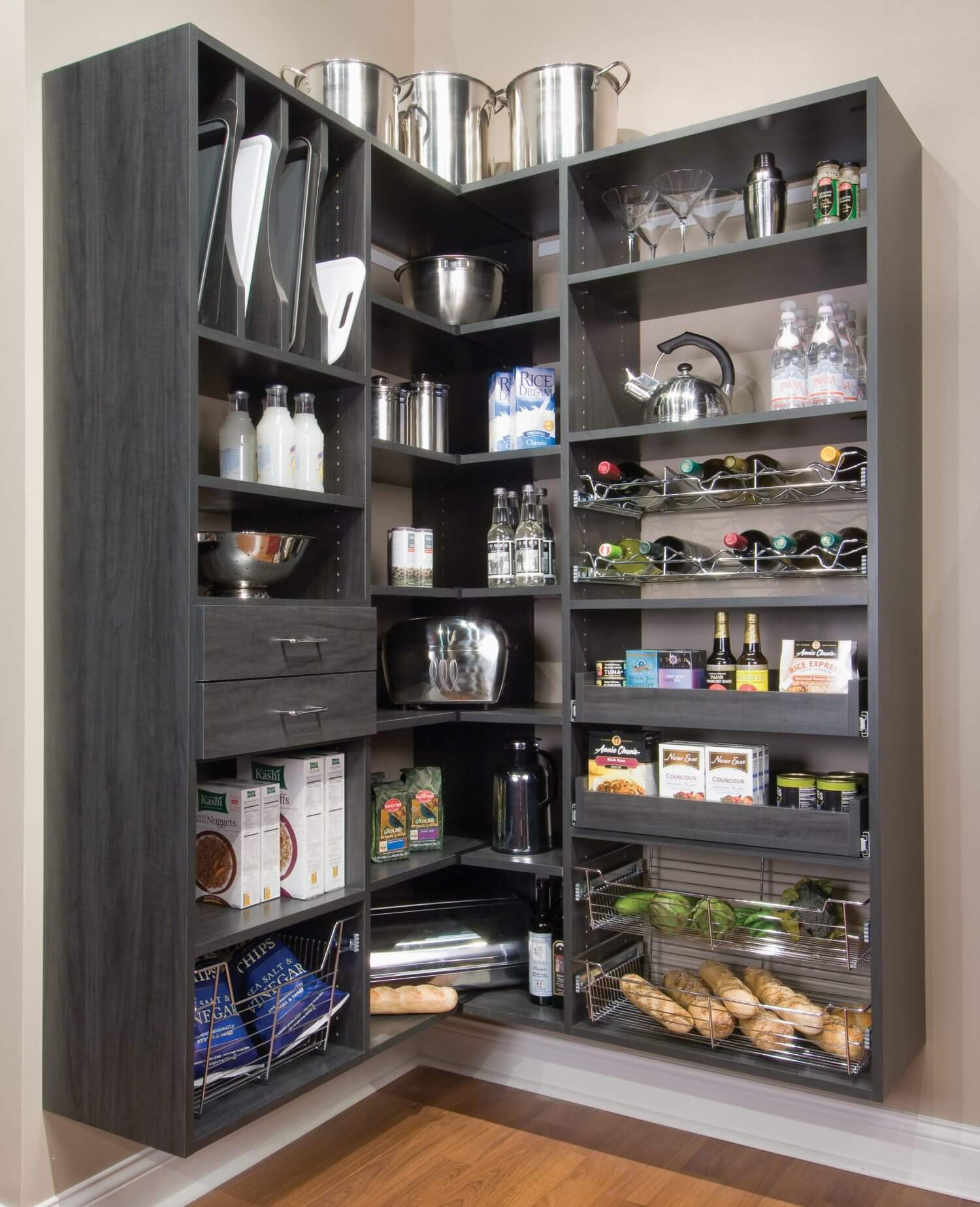 Black Kitchen Pantry Storage
 Kitchen Pantry Cabinet Installation Guide TheyDesign