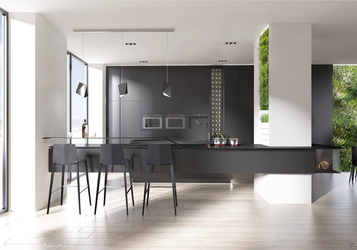 Black Kitchen Walls
 36 Stunning Black Kitchens That Tempt You To Go Dark For