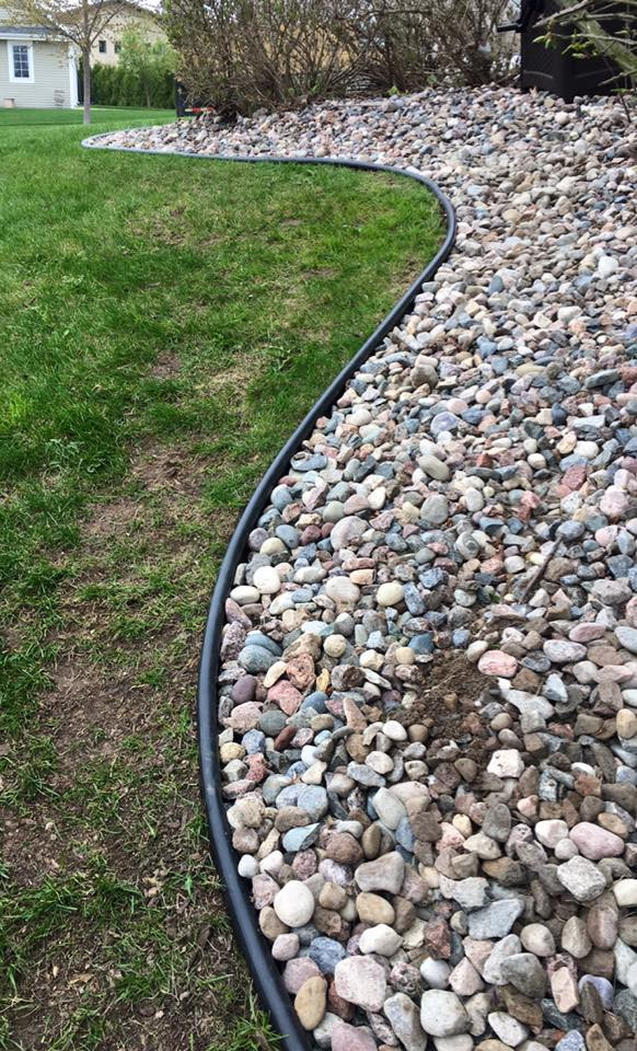 Black Metal Landscape Edging
 Black Tube Edging Plastic Edging Landscape Edging