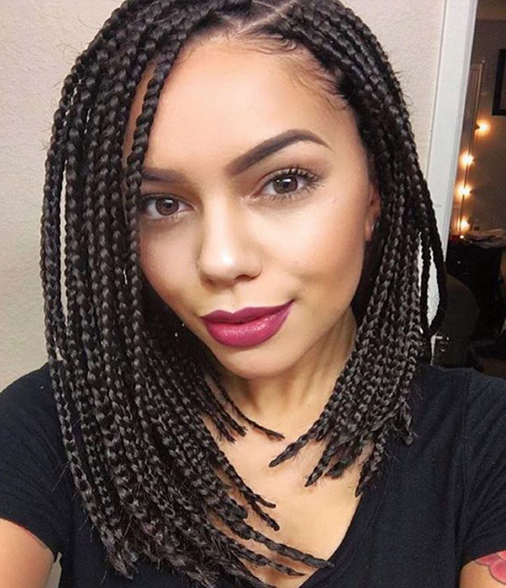 Black Natural Braided Hairstyles
 14 Dashing Box Braids Bob Hairstyles for Women