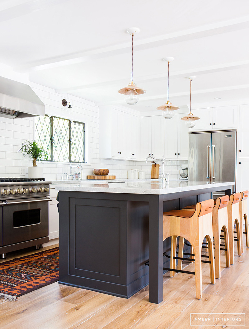 Black White And Gray Kitchen
 Black Hardware Kitchen Cabinet Ideas The Inspired Room