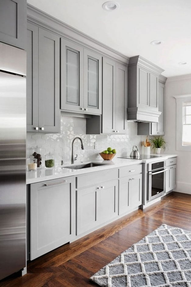 Black White And Gray Kitchen
 These 15 Grey and White Kitchens Will Have You Swooning