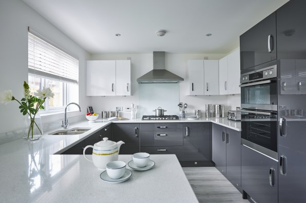 Black White And Gray Kitchen
 Black and grey kitchens