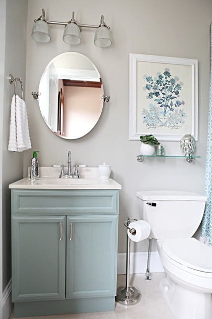 Blue And Gray Bathroom Decor
 To da loos A dozen fun Blue bathroom vanities