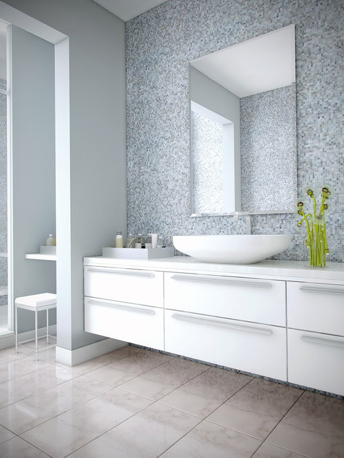 Blue And Gray Bathroom Decor
 Blue Gray Bathroom Ideas Remodel and Decor