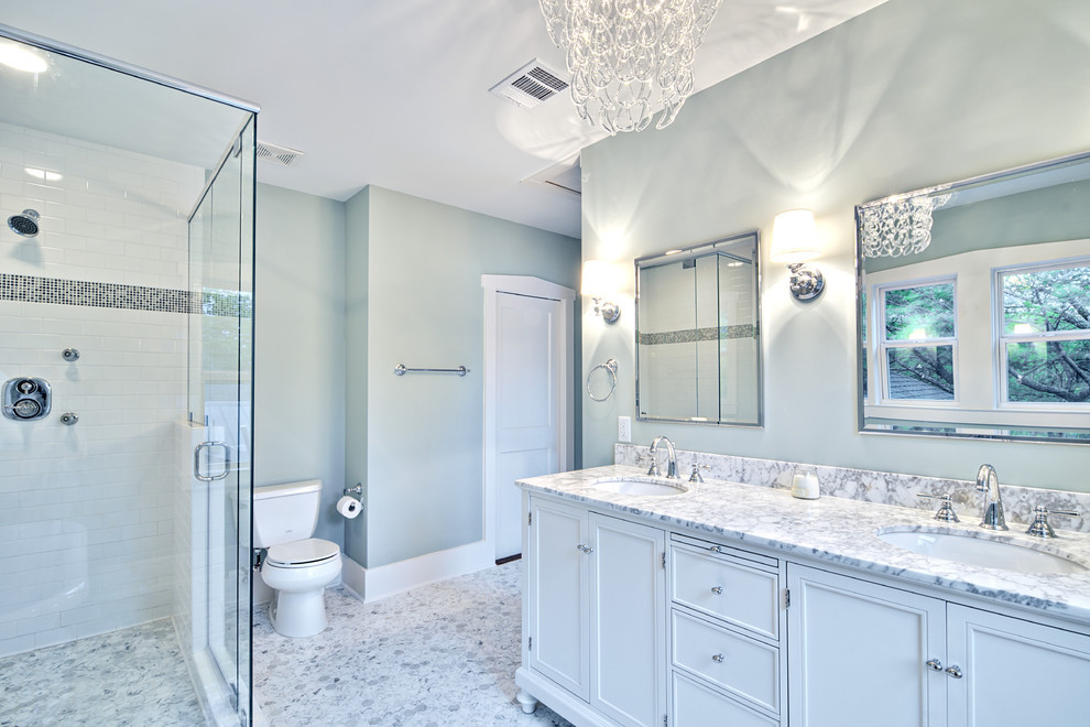 Blue And Gray Bathroom Decor
 Blue and grey bathroom ideas