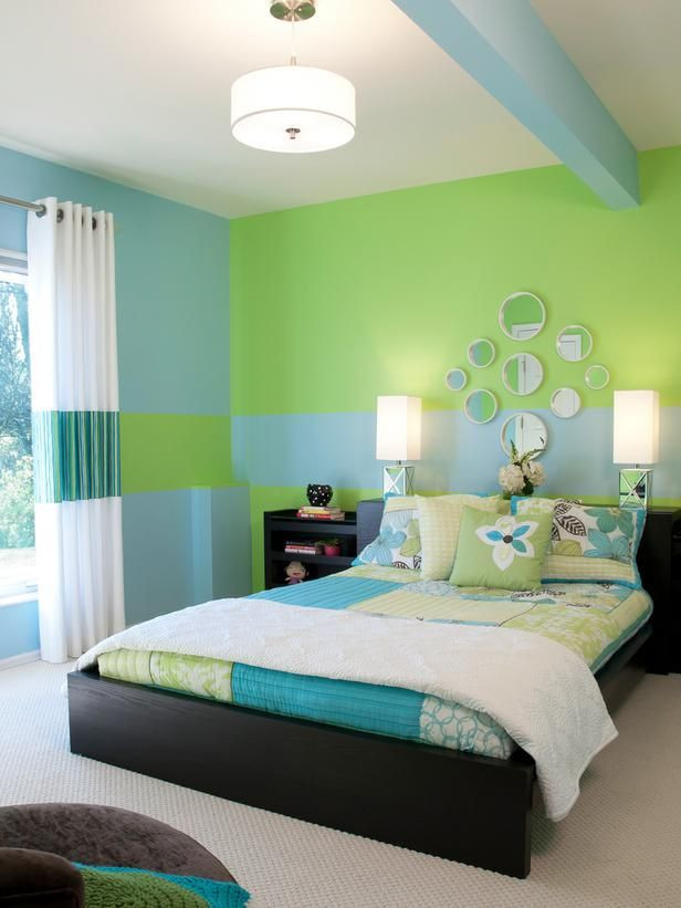 Blue And Green Kids Room
 7 Creative Wall Murals for Kids With images