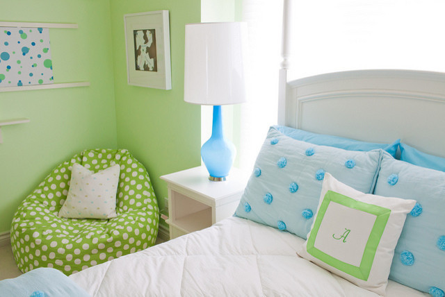 Blue And Green Kids Room
 Blue & Green Girl s Room