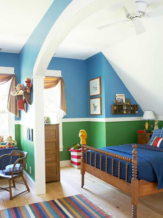 Blue And Green Kids Room
 Kid s Bedrooms Boy s Bedrooms love the blue green