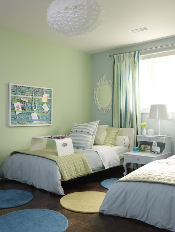 Blue And Green Kids Room
 Green and Blue Kids Room Contemporary boy s room ICI