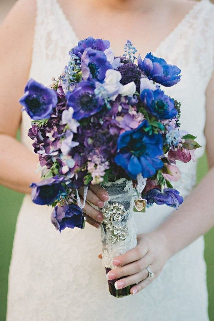 Blue And Purple Wedding Flowers
 15 Prettiest Bouquets Ideas for Fall Wedding