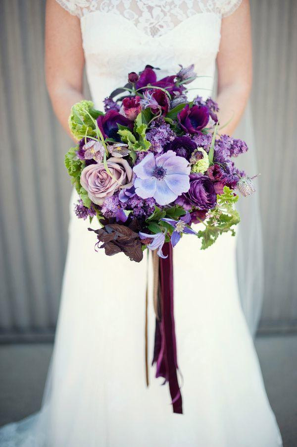 Blue And Purple Wedding Flowers
 Wedding Ideas 20 Gorgeous Purple Wedding Bouquets