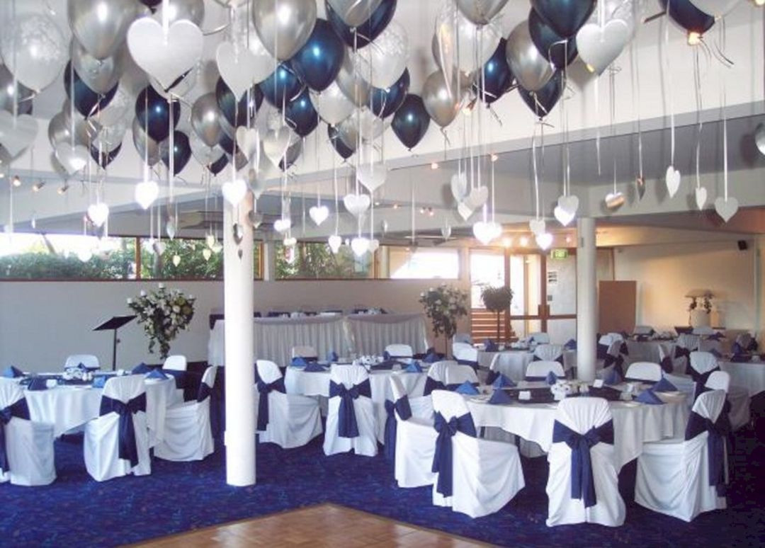 Blue And Silver Wedding Decorations
 25 Elegant Blue And Silver Wedding Decorations Ideas For