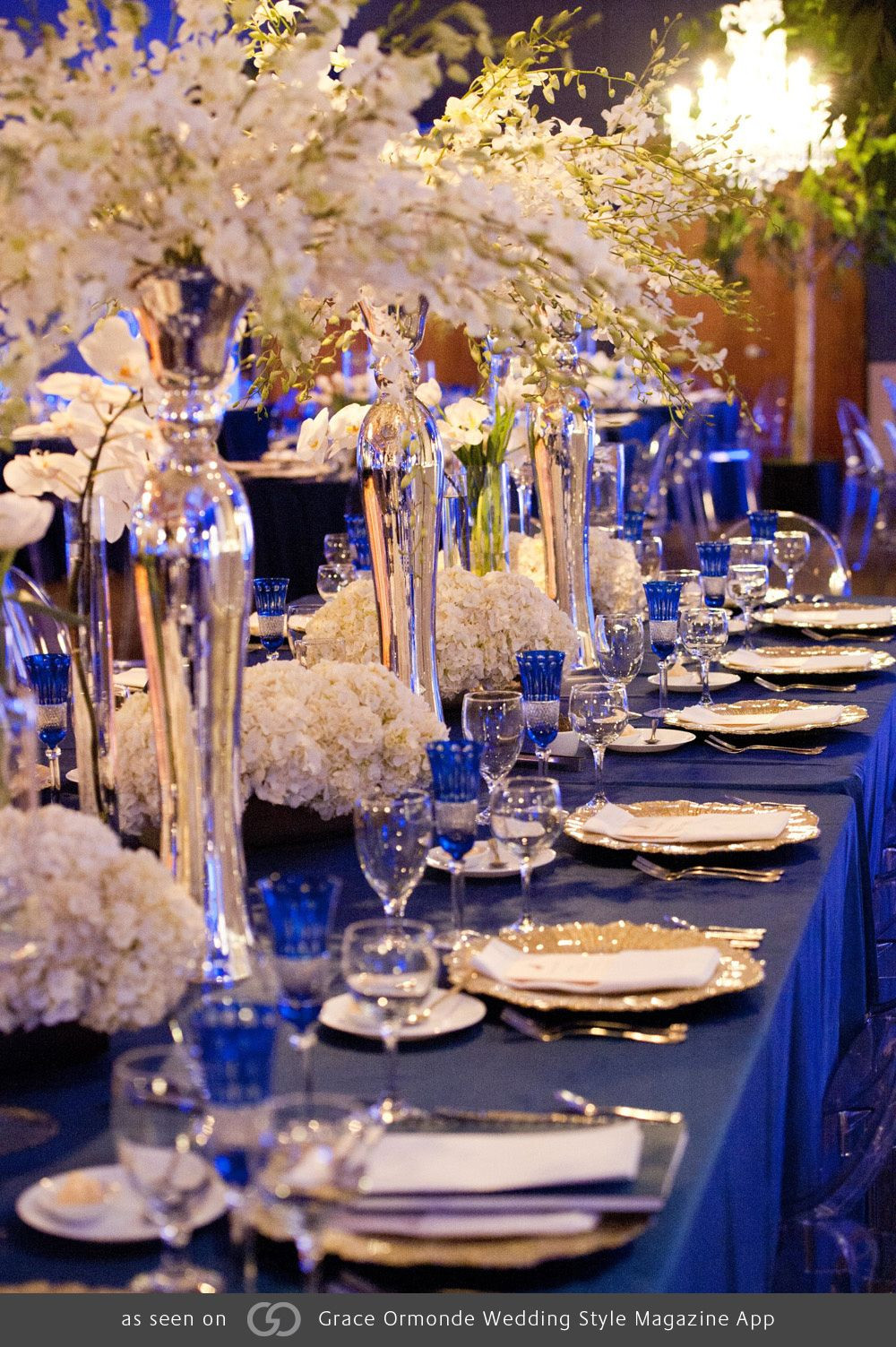 Blue And Silver Wedding Decorations
 royal blue and silver wedding ideas Wedding Decor Ideas