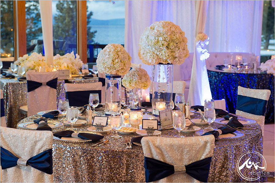 Blue And Silver Wedding Decorations
 Silver & Blue Color Scheme Inspiration for a Winter