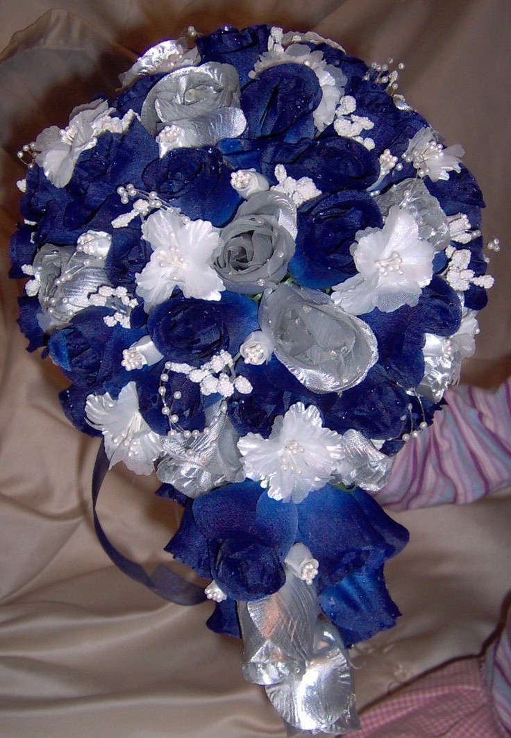 Blue And Silver Wedding Decorations
 Blue And Silver Wedding