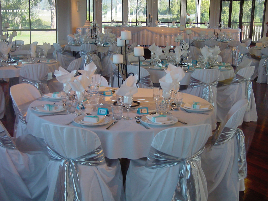 Blue And Silver Wedding Decorations
 The East Wedding pany Blue and silver