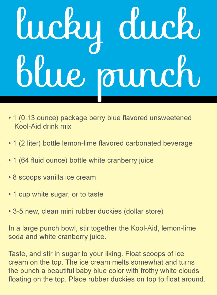 Blue Baby Shower Punch Recipes
 The Best Baby Shower Punch Recipes
