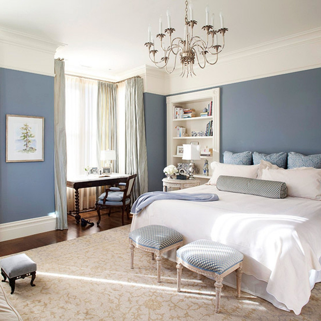 Blue Bedroom Paint Ideas
 How to Apply the Best Bedroom Wall Colors to Bring Happy