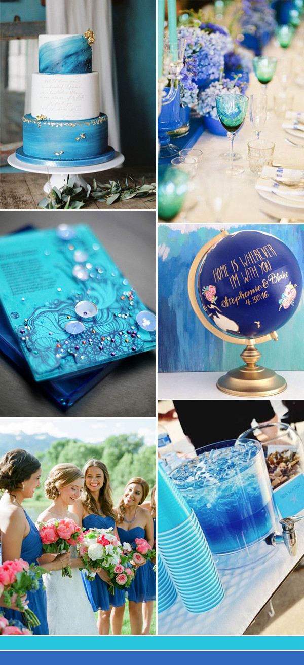 Blue Color Wedding Themes
 The Best Shades of Blue Wedding Color Ideas for 2017