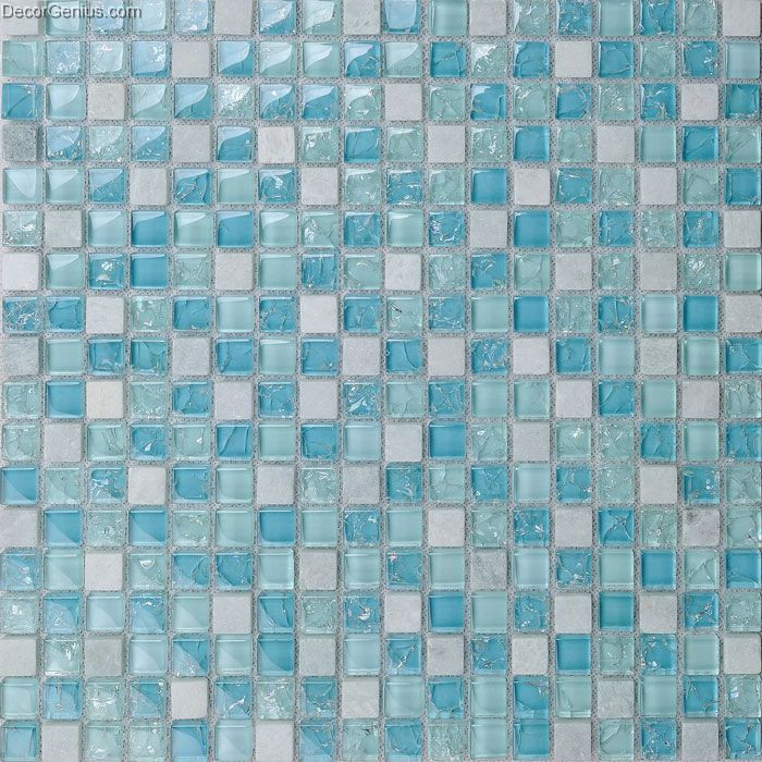 Blue Mosaic Bathroom Tiles
 Light Blue Swimming Pool Bathroom Mosaic Wall TIle