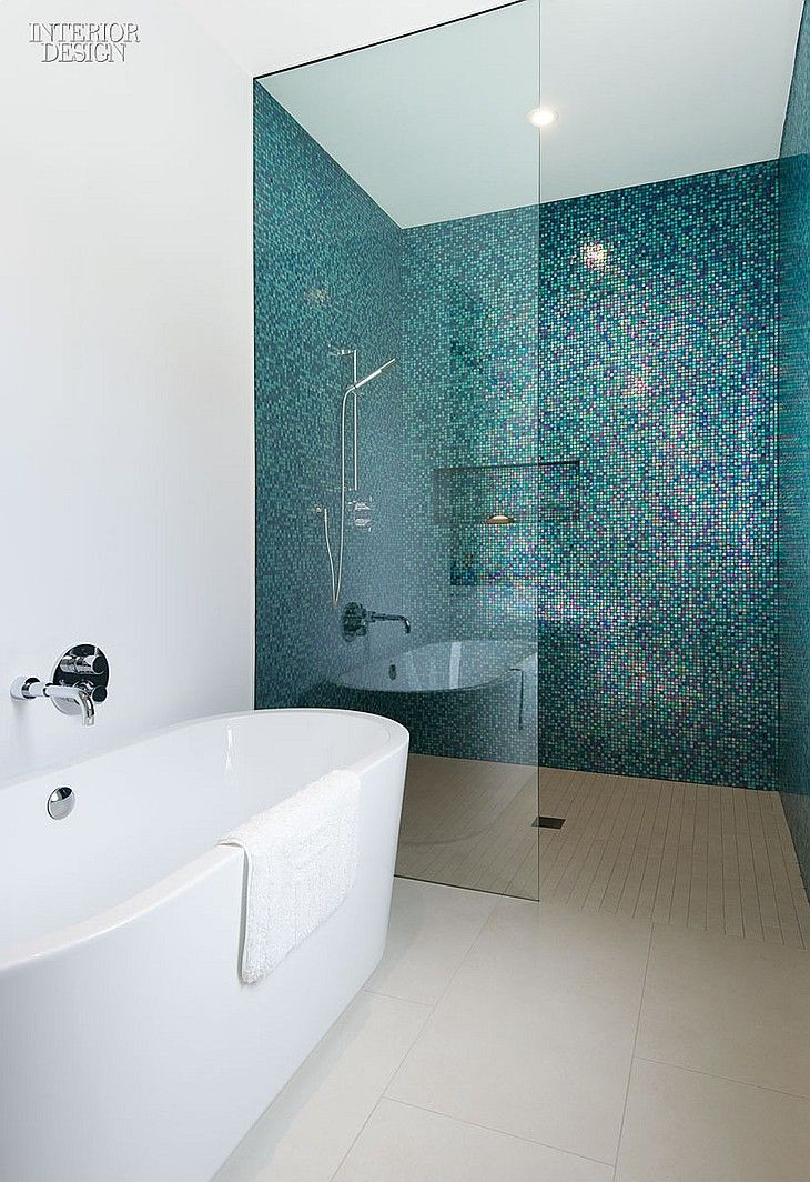 Blue Mosaic Bathroom Tiles
 Remodel your blue bathroom with new accessories MessageNote