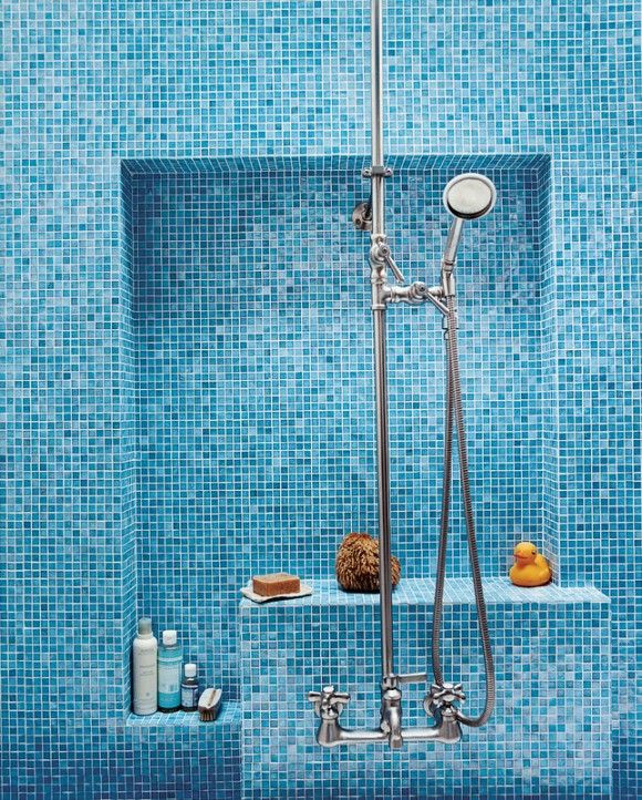 Blue Mosaic Bathroom Tiles
 40 blue mosaic bathroom tiles ideas and pictures 2019