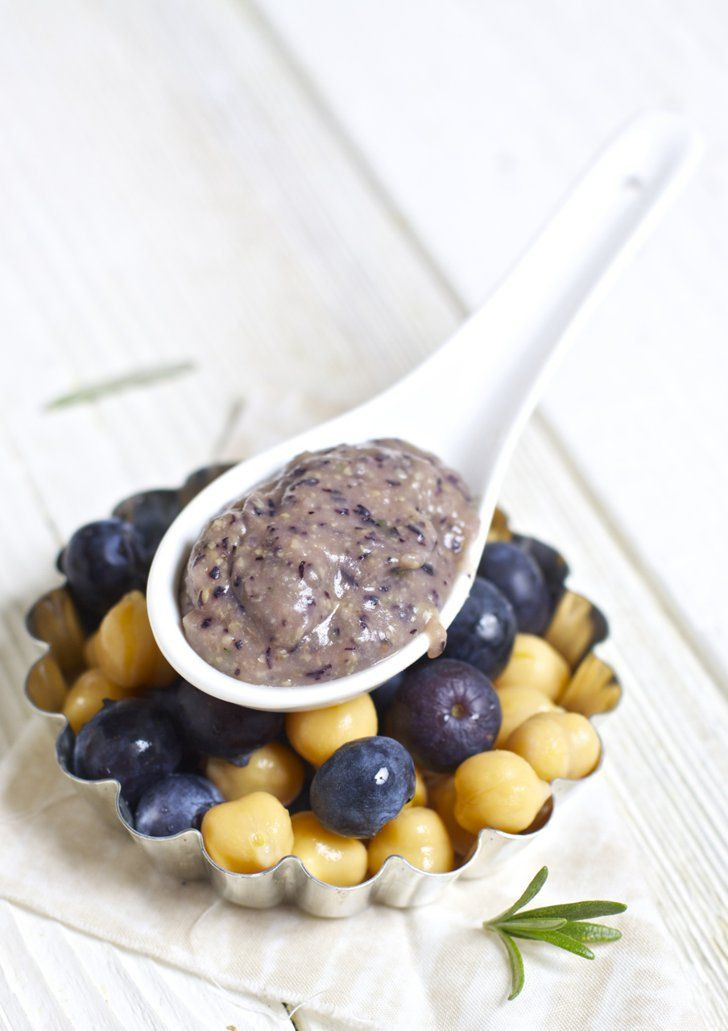 Blueberry Baby Food Recipe
 Blueberry and Chickpea Puree