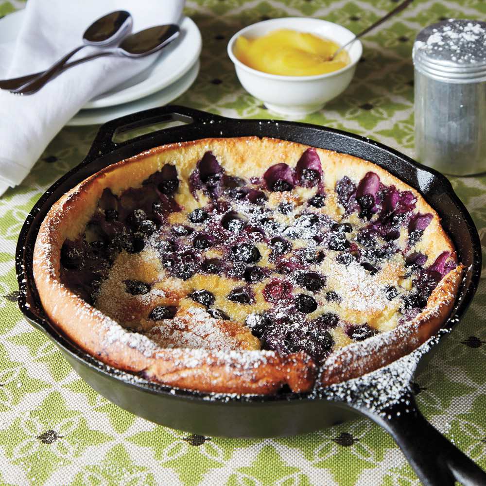 Blueberry Baby Food Recipe
 Blueberry Dutch Baby with Lemon Curd Recipe