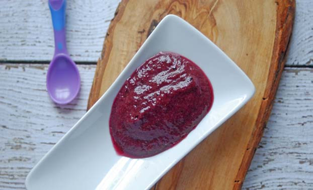 Blueberry Baby Food Recipe
 Apple Blueberry Spinach & Banana Puree