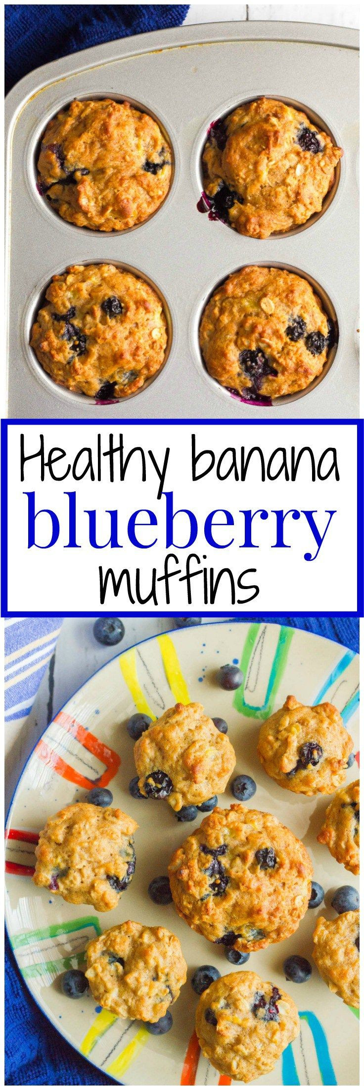 Blueberry Baby Food Recipe
 Whole grain naturally sweetened banana blueberry muffins