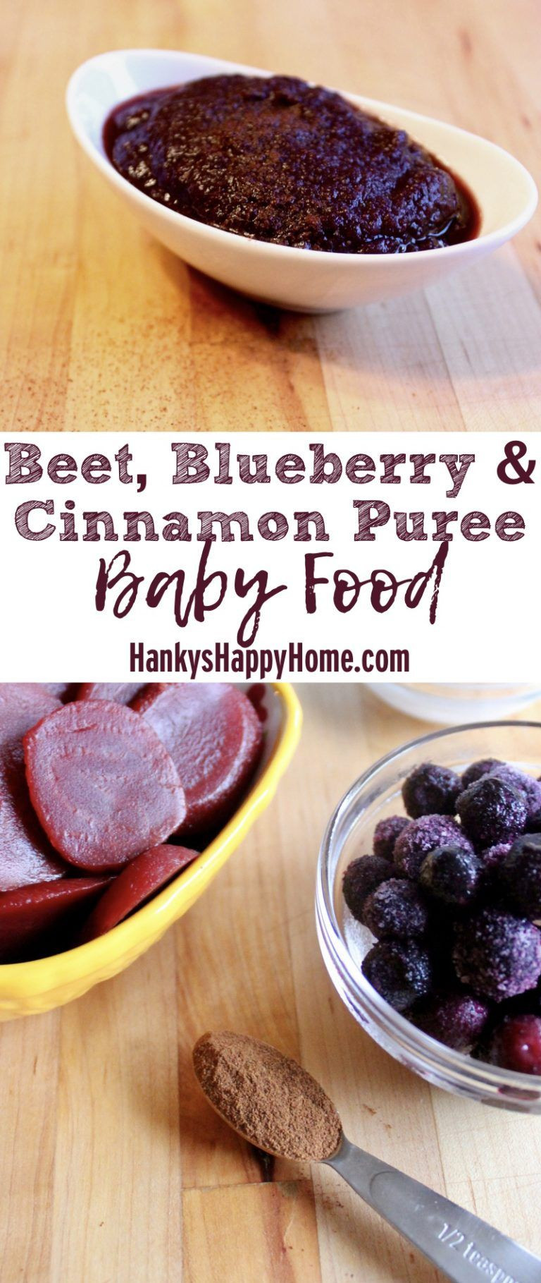 Blueberry Baby Food Recipes
 Beet Blueberry & Cinnamon Puree Recipe