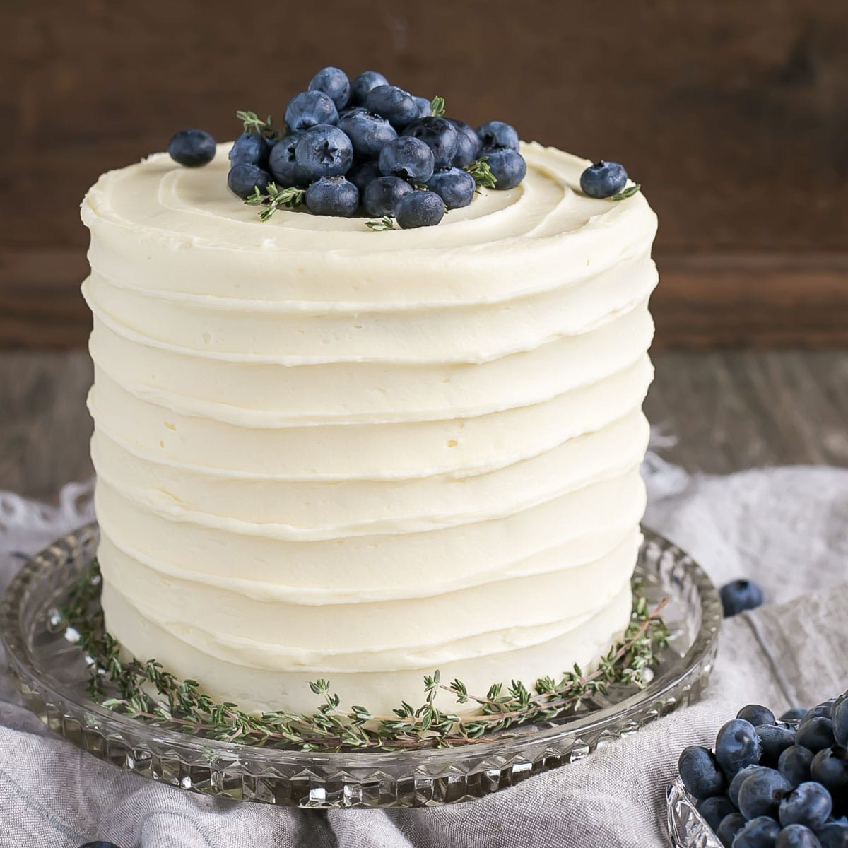 Blueberry Birthday Cake Recipe
 Blueberry Banana Cake with Cream Cheese Frosting