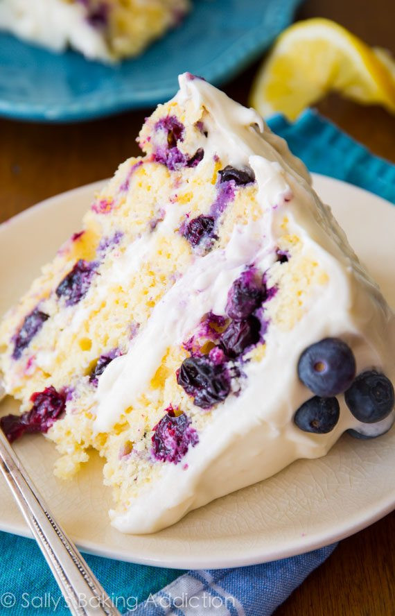 Blueberry Birthday Cake Recipe
 Lemon Blueberry Layer Cake Sallys Baking Addiction