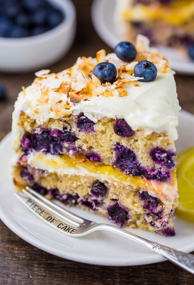 Blueberry Birthday Cake Recipe
 Lemon Coconut Blueberry Cake Baker by Nature