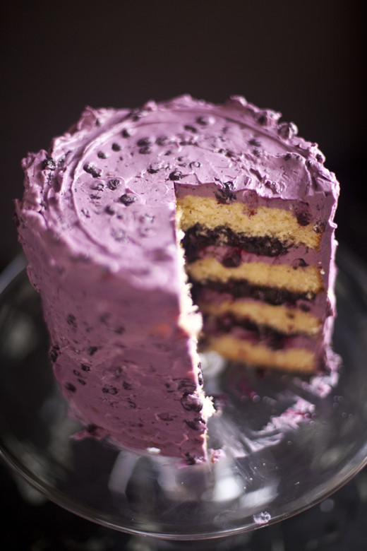 Blueberry Birthday Cake Recipe
 Blueberry Cake Recipe by Zoë François ZoëBakes